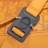 Replica Dior 1ADPO223 Saddle Belt Bag Dior Oblique Galaxy Leather Yellow