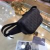Replica Dior 1ADPO223 Saddle Belt Bag Dior Oblique Galaxy Leather Black