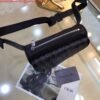 Replica Dior 1ADPO223 Saddle Belt Bag Dior Oblique Galaxy Leather Black