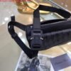 Replica Dior 1ADPO223 Saddle Belt Bag Dior Oblique Galaxy Leather Black
