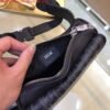 Replica Dior 1ADPO223 Saddle Belt Bag Dior Oblique Galaxy Leather Black