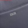 Replica Dior 1ADPO093 Saddle Men Bag Grained Calfskin Gray