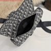 Replica Dior 1ADPO093 Saddle Men Bag Dior Oblique Jacquard Black With Beige