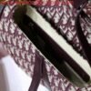 Dior M0446 Dior Saddle Bag Burgundy Dior Oblique Jacquard