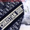 Replica Dior M0446 Dior Saddle Bag Blue Dior Oblique Jacquard