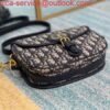 Replica Dior M9319 Dior Bobby Medium Crossbody Bag Oblique Jacquard Navy Blue