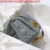 Replica Dior M9241 Dior Small Dior Caro Bag Light Blue