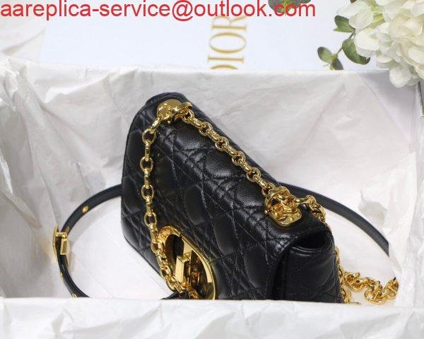 Replica Dior M9241 Dior Small Dior Caro Bag Black