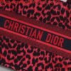 Dior M1296 Small Dior Book Tote Raspberry Pop Mizza Embroidery