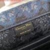 Dior M1296 Small Dior Book Tote Navy Blue Dior Constellation Embroidery