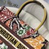 Dior M1286 Dior Book Tote Yellow Multicolor Dior Paisley Embroidery