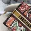 Dior M1286 Dior Book Tote Yellow Multicolor Dior Paisley Embroidery
