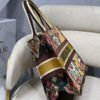 Dior M1286 Dior Book Tote Yellow Multicolor Dior Paisley Embroidery