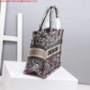 Dior M1286 Dior Book Tote Small Multicolor Flowers Embroidery