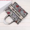 Dior M1286 Dior Book Tote Small Multicolor Flowers Embroidery