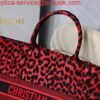Dior M1286 Dior Book Tote Raspberry Pop Mizza Embroidery