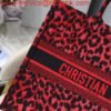 Dior M1286 Dior Book Tote Raspberry Pop Mizza Embroidery