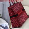 Dior M1286 Dior Book Tote Raspberry Pop Mizza Embroidery