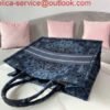 Dior M1286 Dior Book Tote Navy Blue Dior Constellation Embroidery