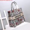 Dior M1286 Dior Book Tote Multicolor Flowers Embroidery