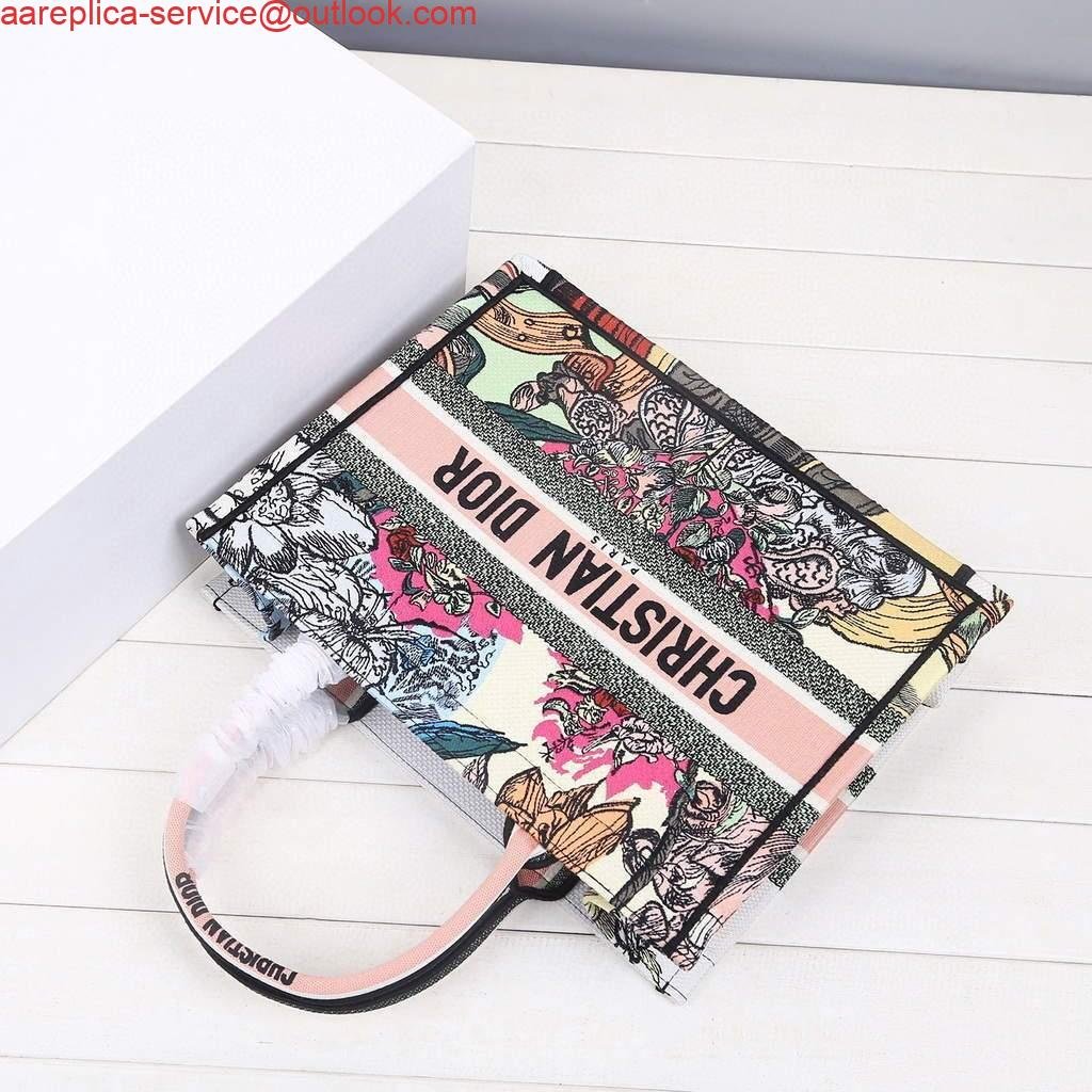 Dior M1286 Dior Book Tote Coeur En Fleurs Bag