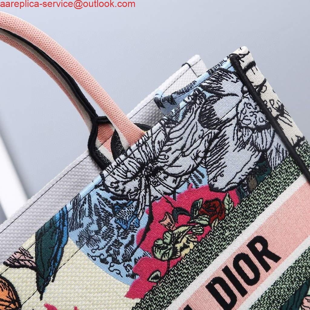Dior M1286 Dior Book Tote Coeur En Fleurs Bag