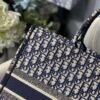 Dior M1286 Dior Book Tote Blue Dior Oblique Velvet