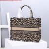 Dior M1286 Dior Book Tote Beige Multicolor Mizza Embroidery