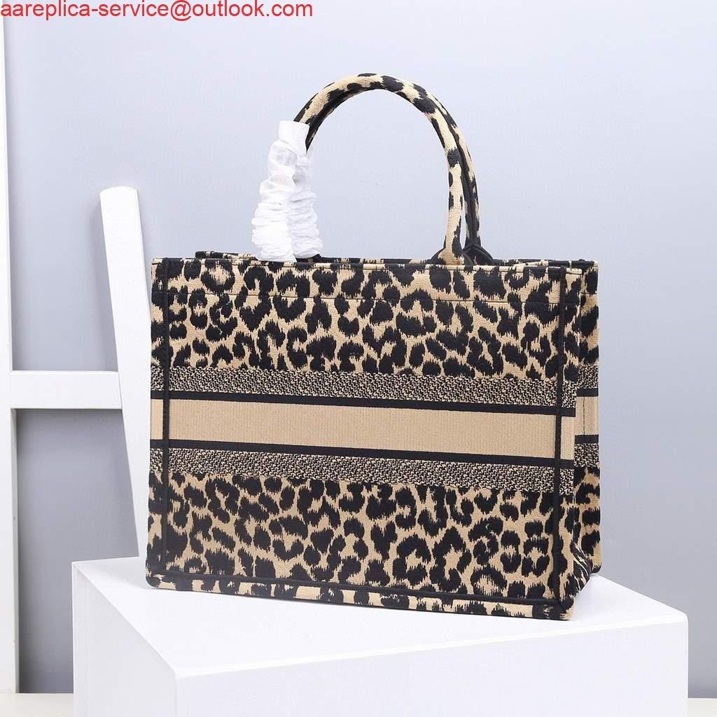 Dior M1286 Dior Book Tote Beige Multicolor Mizza Embroidery