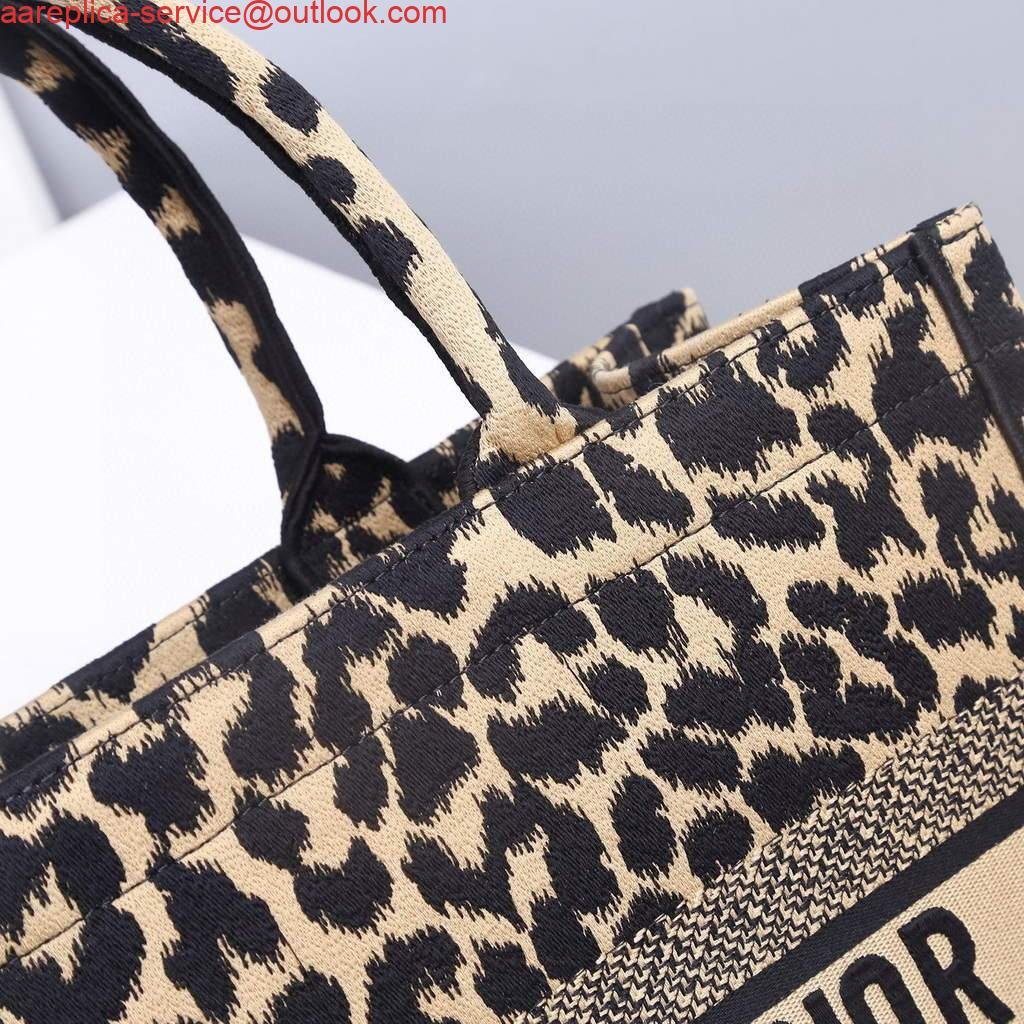 Dior M1286 Dior Book Tote Beige Multicolor Mizza Embroidery