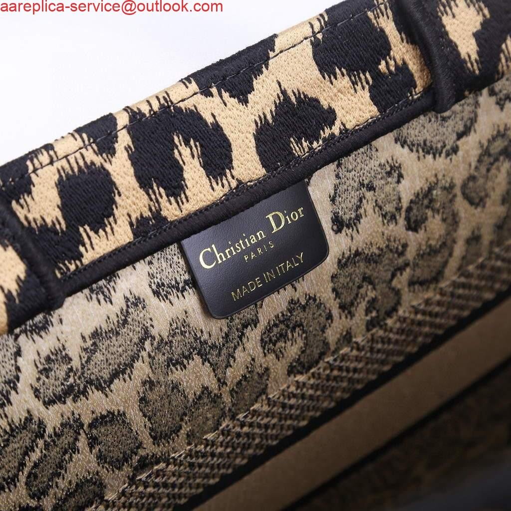 Dior M1286 Dior Book Tote Beige Multicolor Mizza Embroidery