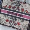 Dior M1286 Book Tote Multicolor Flowers Embroidery