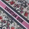 Dior M1286 Book Tote Multicolor Flowers Embroidery