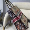 Dior M1286 Book Tote Multicolor Flowers Embroidery