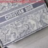 Replica Dior M1286 Book Tote Christian Dior Shoulder Shopping Bag Lion Printer Gray