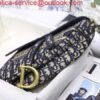 Dior M0446 Saddle Dior Oblique Pouch Belt M928 Navy Blue