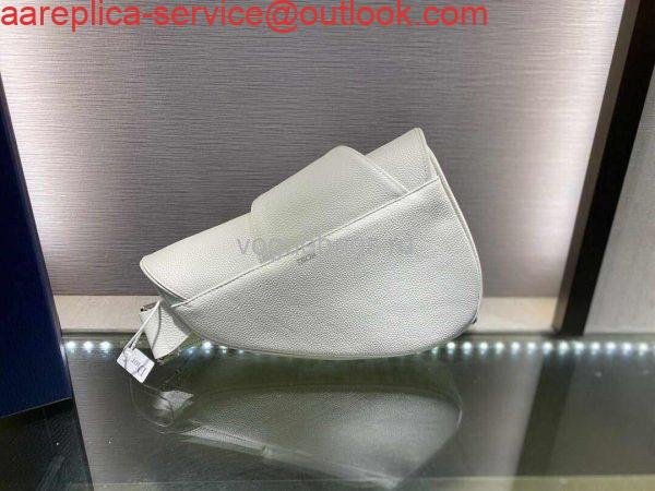 Dior M0446 Saddle Bag Dior Calfskin Bag White