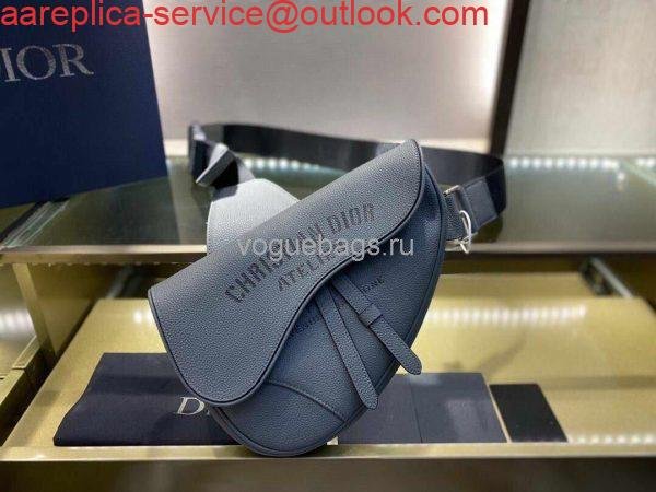 Dior M0446 Saddle Bag Dior Calfskin Bag Gray