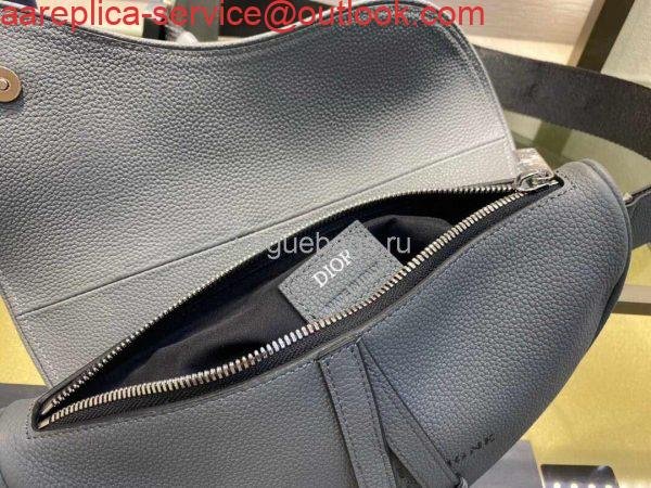 Dior M0446 Saddle Bag Dior Calfskin Bag Gray