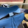 Dior M0446 Saddle Bag Dior Blue Calfskin Bag