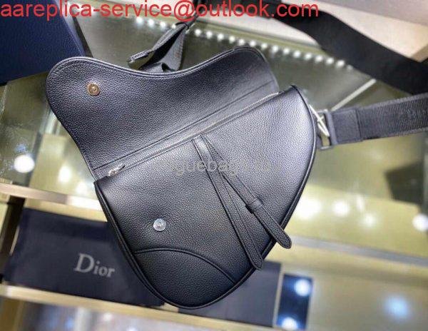 Dior M0446 Saddle Bag Dior Navy Blue Calfskin Bag