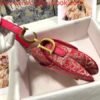 Dior M0446 Dior Saddle Bag Red Toile de Jouy Reverse Jacquard
