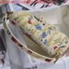 Dior M0446 Dior Saddle Bag Multicolor Flowers Embroidery With Gold