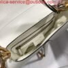 Dior M0446 Dior Saddle Bag M0447 White Grained Calfskin