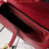 Dior M0446 Dior Saddle Bag M0447 Red Grained Calfskin