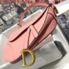 Dior M0446 Dior Saddle Bag M0447 Pink Goatskin