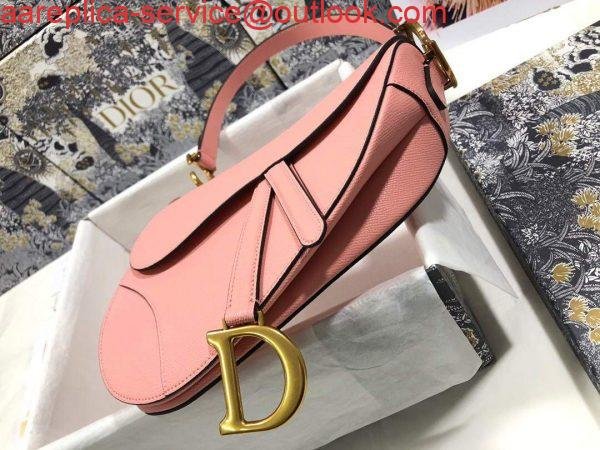 Dior M0446 Dior Saddle Bag M0447 Pink Goatskin