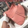 Dior M0446 Dior Saddle Bag M0447 Pink Goatskin