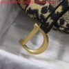 Replica Dior M0446 Dior Saddle Bag Beige Multicolor Mizza Embroidery