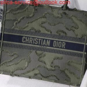 Dior Book Tote M1286 Tan Dior Oblique Embroidery